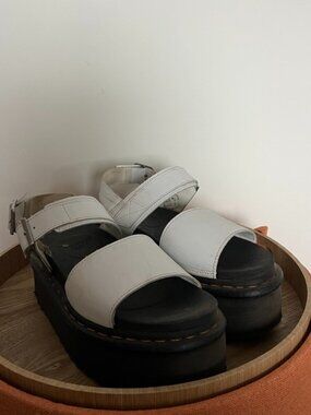 Dr. Martens Women's White Sandals
